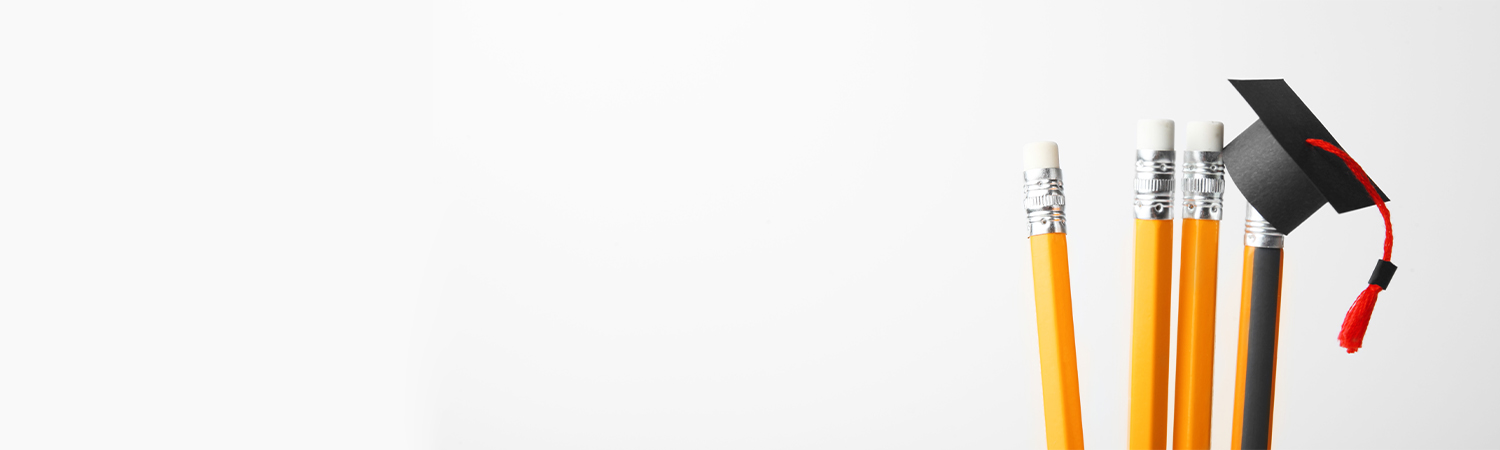 Graduation Cap on Pencils