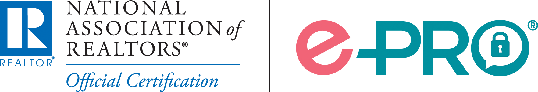 National Association of REALTORS&reg; Official Certification e-Pro Logo